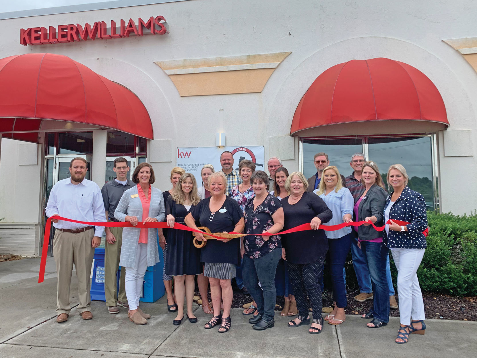 Ribbon cutting held at Keller Williams